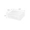 IRIS USA Fits 12" x 12" Paper Thick Portable Plastic Scrapbook Project Case with Built-in Handle